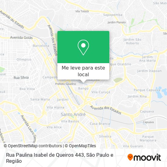 Rua Paulina Isabel de Queiros 443 mapa