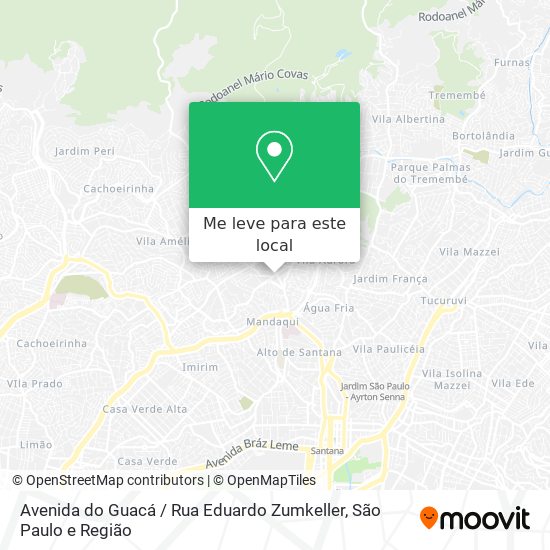 Avenida do Guacá / Rua Eduardo Zumkeller mapa