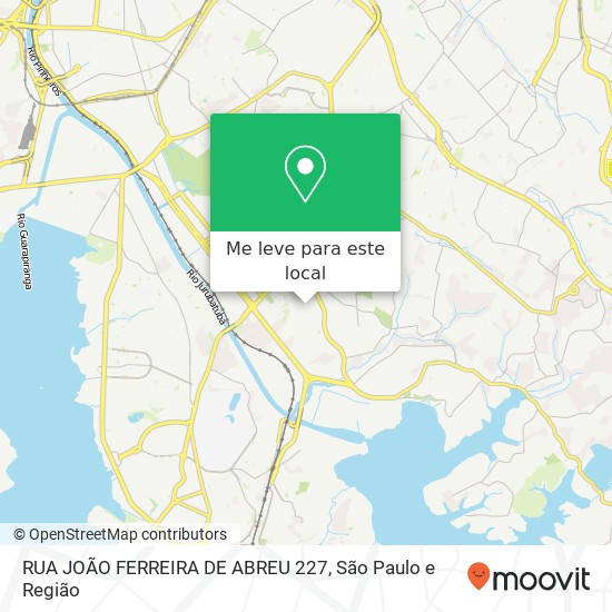 RUA JOÃO FERREIRA DE ABREU  227 mapa