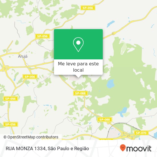 RUA MONZA  1334 mapa