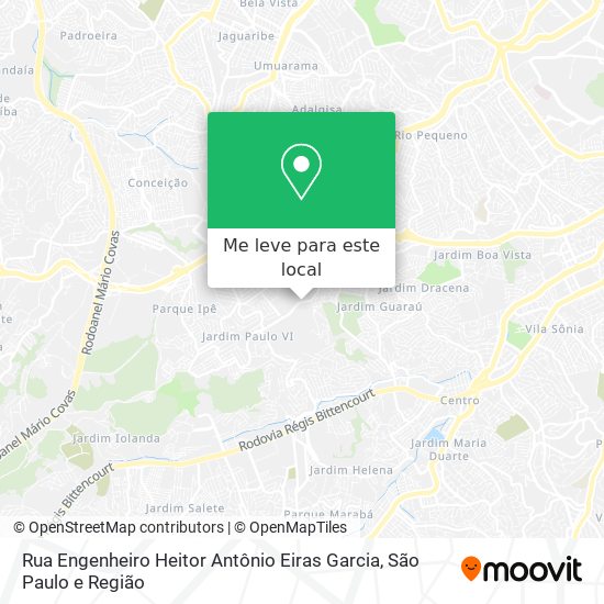 Rua Engenheiro Heitor Antônio Eiras Garcia mapa