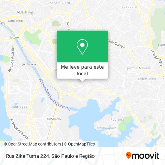 Rua Zike Tuma  224 mapa