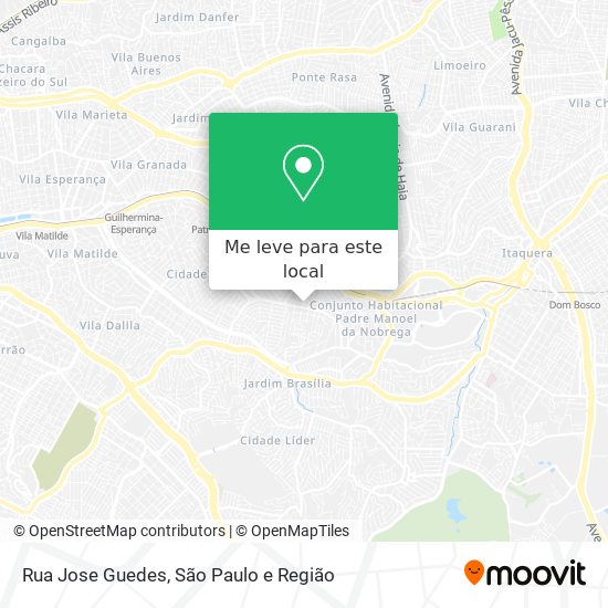 Rua Jose Guedes mapa