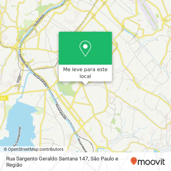 Rua Sargento Geraldo Santana  147 mapa