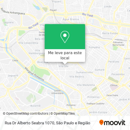 Rua Dr Alberto Seabra   1070 mapa