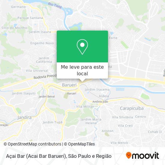 Açai Bar (Acai Bar Barueri) mapa