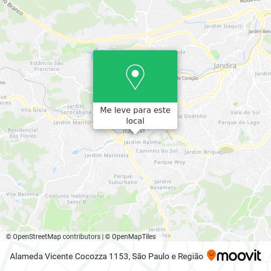 Alameda Vicente Cocozza 1153 mapa