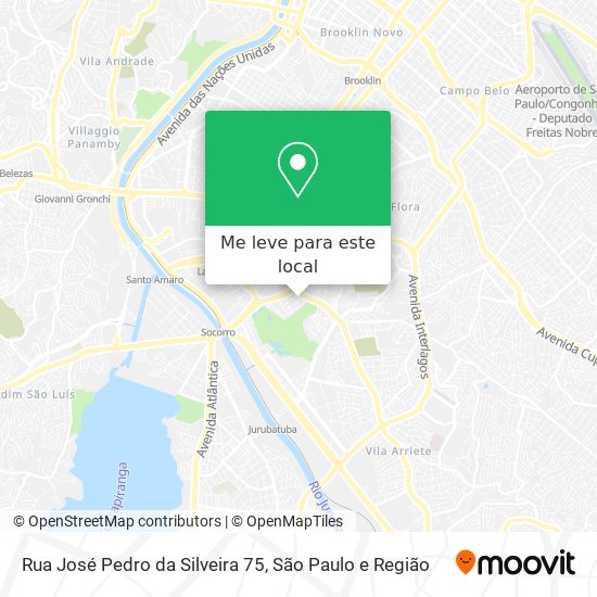 Rua José Pedro da Silveira 75 mapa