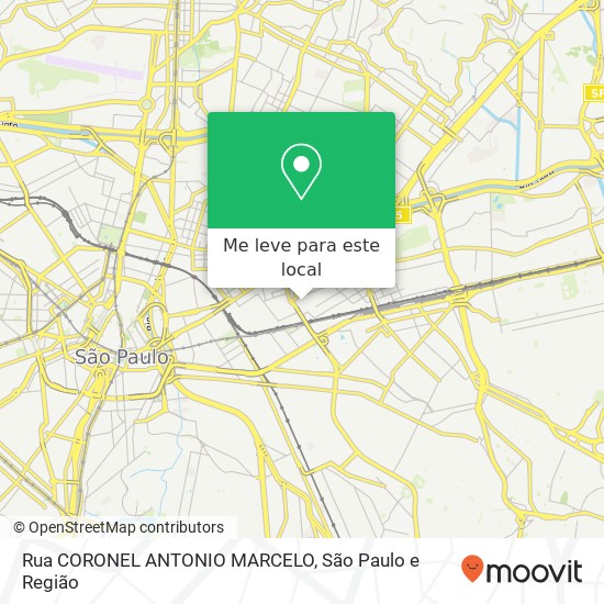 Rua CORONEL ANTONIO MARCELO mapa