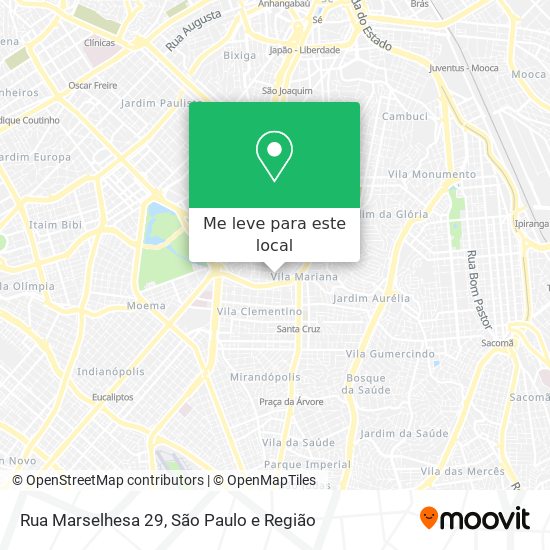 Rua Marselhesa 29 mapa