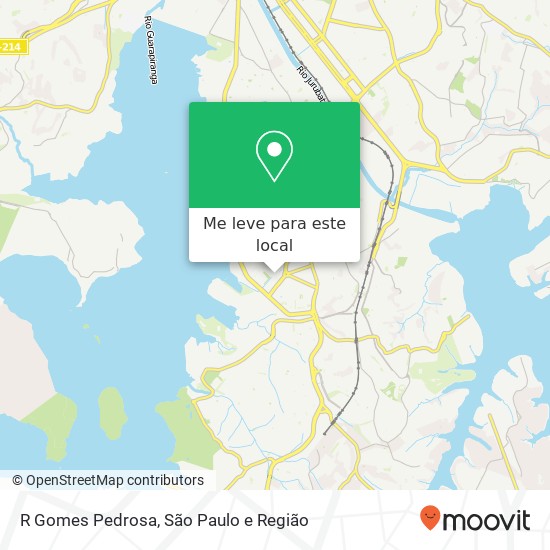 R Gomes Pedrosa mapa