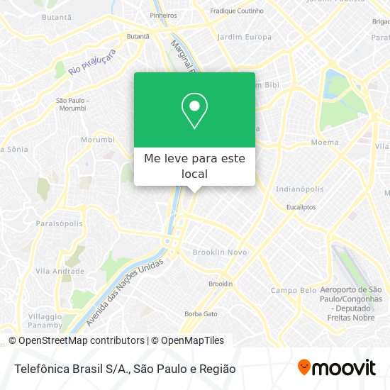Telefônica Brasil S/A. mapa