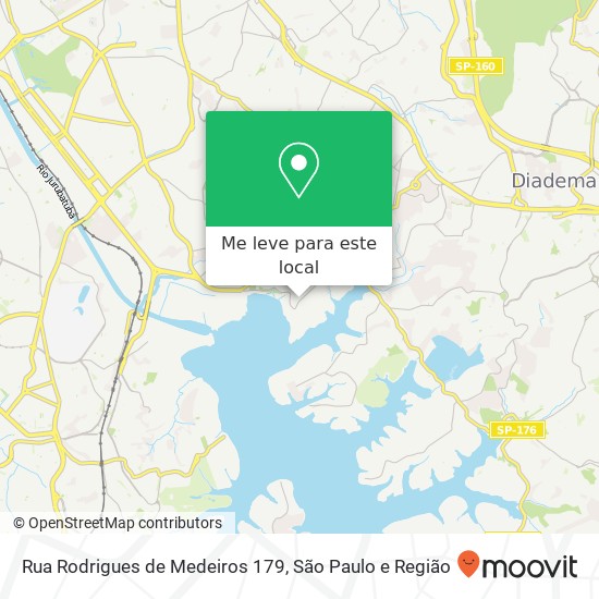 Rua Rodrigues de Medeiros 179 mapa