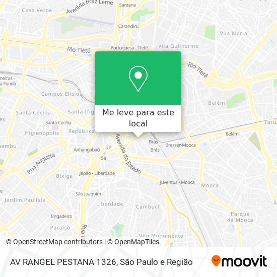 AV RANGEL PESTANA 1326 mapa