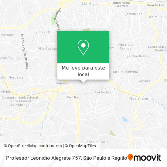 Professor Leonidio Alegrete 757 mapa