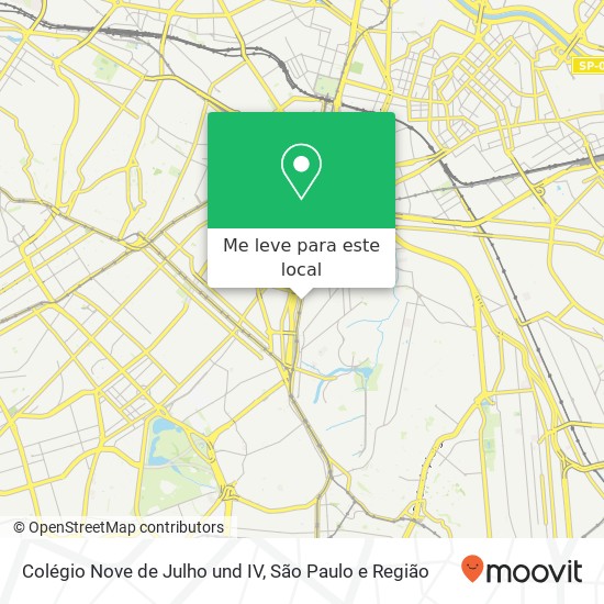 Colégio Nove de Julho und IV mapa