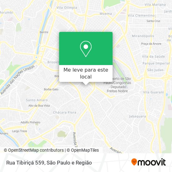 Rua Tibiriçá 559 mapa