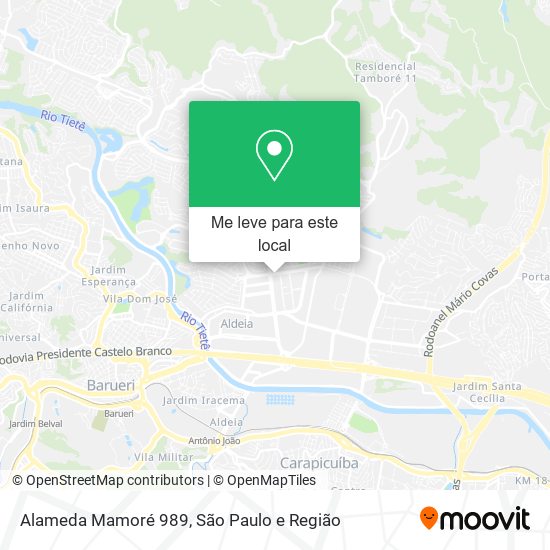 Alameda Mamoré 989 mapa