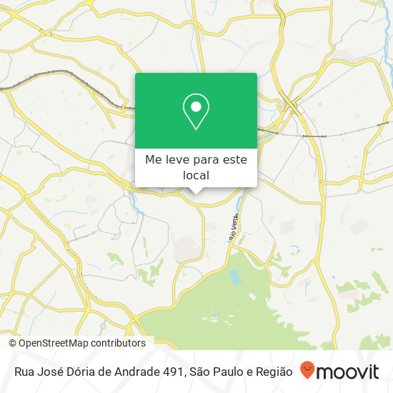 Rua José Dória de Andrade 491 mapa