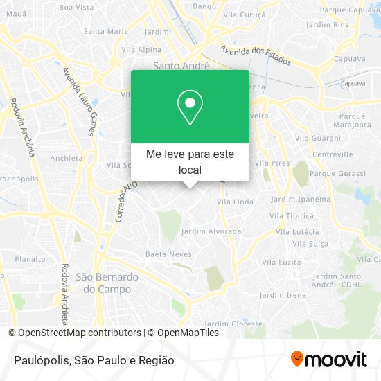 Paulópolis mapa