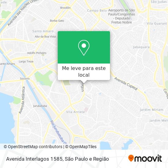 Avenida Interlagos  1585 mapa