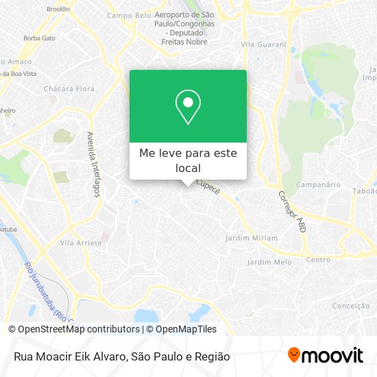 Rua   Moacir Eik Alvaro mapa