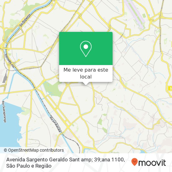Avenida Sargento Geraldo Sant amp; 39;ana 1100 mapa