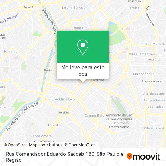 Rua Comendador Eduardo Saccab 180 mapa