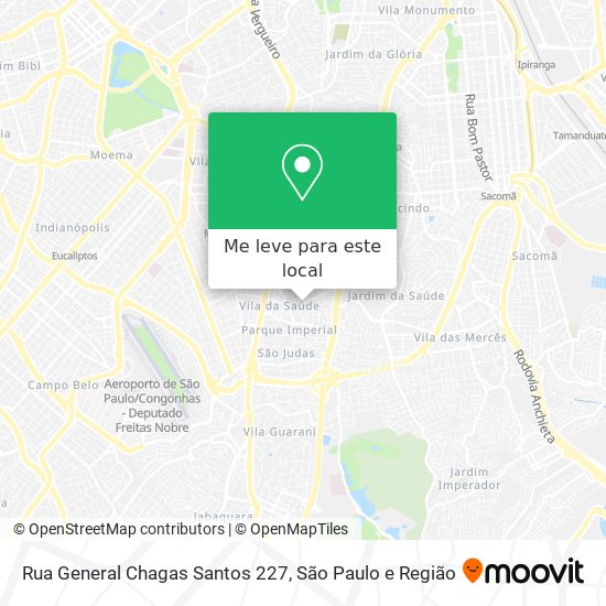 Rua General Chagas Santos 227 mapa