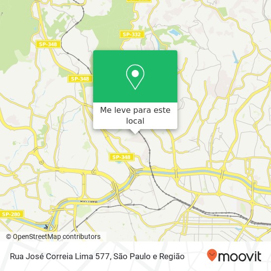 Rua José Correia Lima 577 mapa