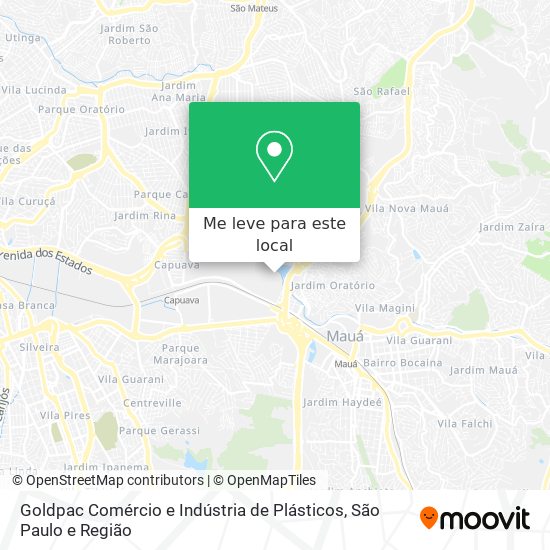 Goldpac Comércio e Indústria de Plásticos mapa