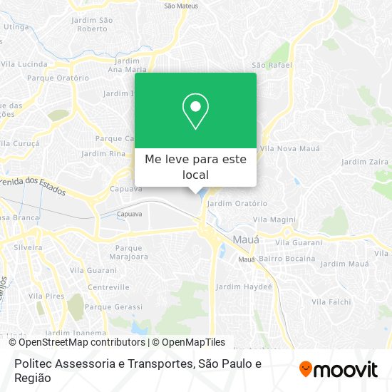 Politec Assessoria e Transportes mapa