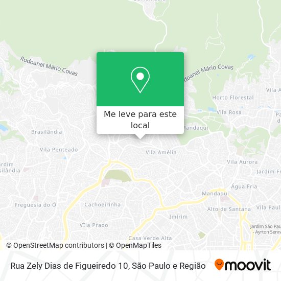 Rua Zely Dias de Figueiredo 10 mapa