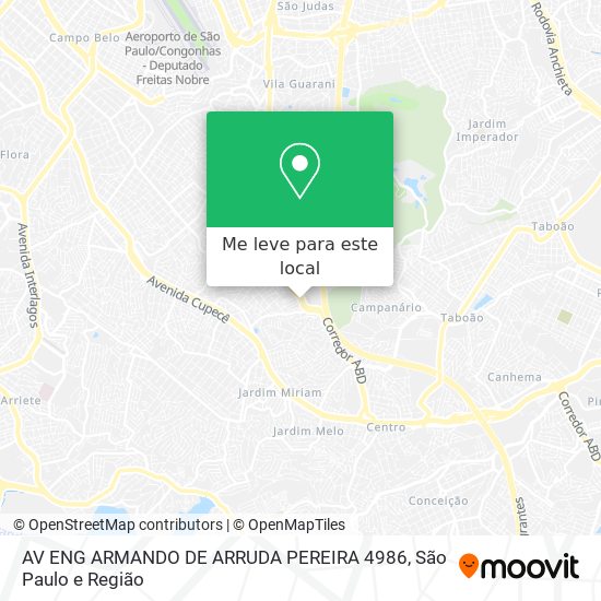 AV  ENG ARMANDO DE ARRUDA PEREIRA 4986 mapa