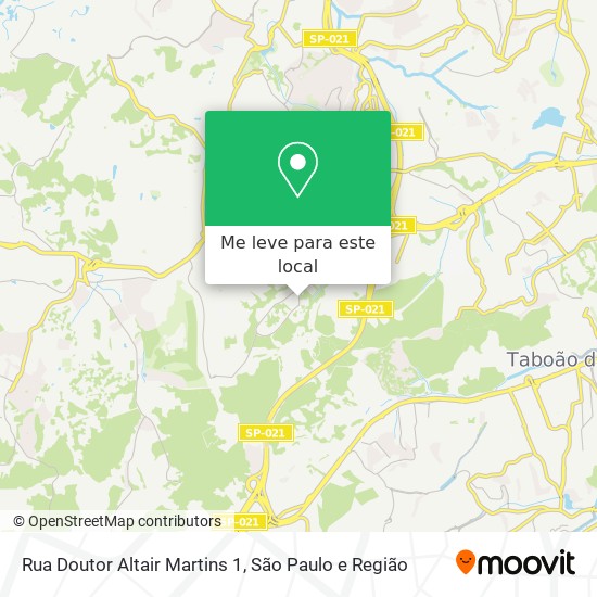 Rua Doutor Altair Martins 1 mapa
