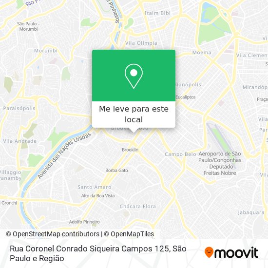 Rua Coronel Conrado Siqueira Campos 125 mapa