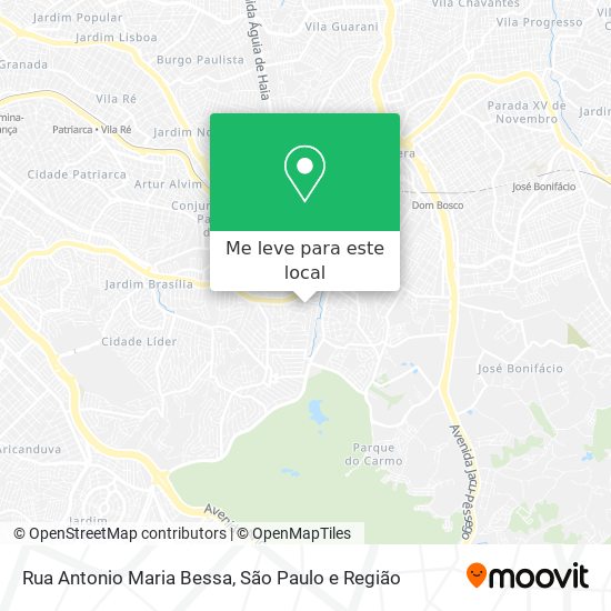 Rua Antonio Maria Bessa mapa
