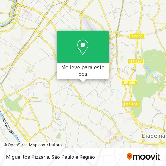 Miguelitos Pizzaria mapa