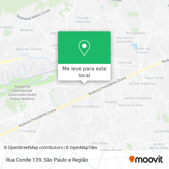 Rua Conde 139 mapa