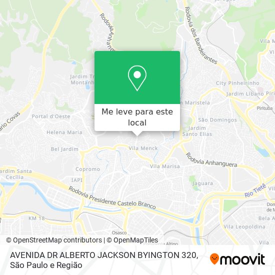 AVENIDA DR ALBERTO JACKSON BYINGTON  320 mapa