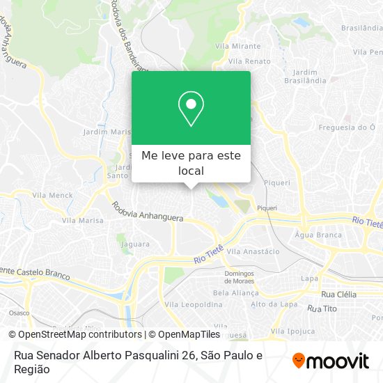 Rua Senador Alberto Pasqualini 26 mapa