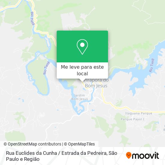 Rua Euclides da Cunha / Estrada da Pedreira mapa