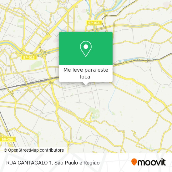 RUA CANTAGALO 1 mapa