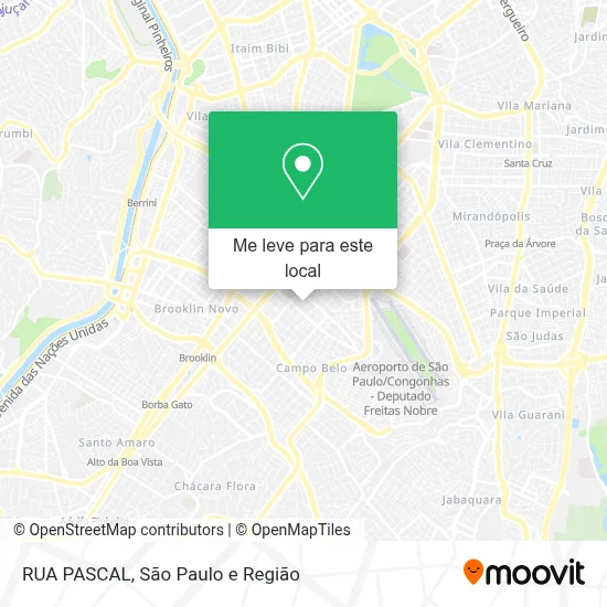 RUA PASCAL mapa
