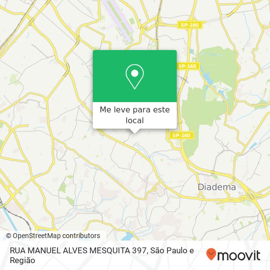 RUA MANUEL ALVES MESQUITA 397 mapa