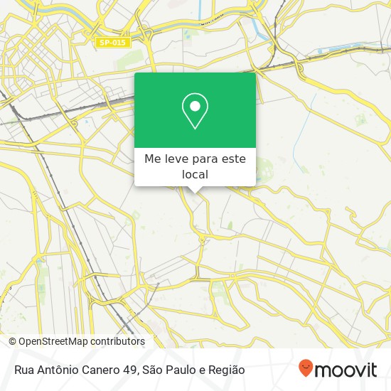 Rua Antônio Canero 49 mapa