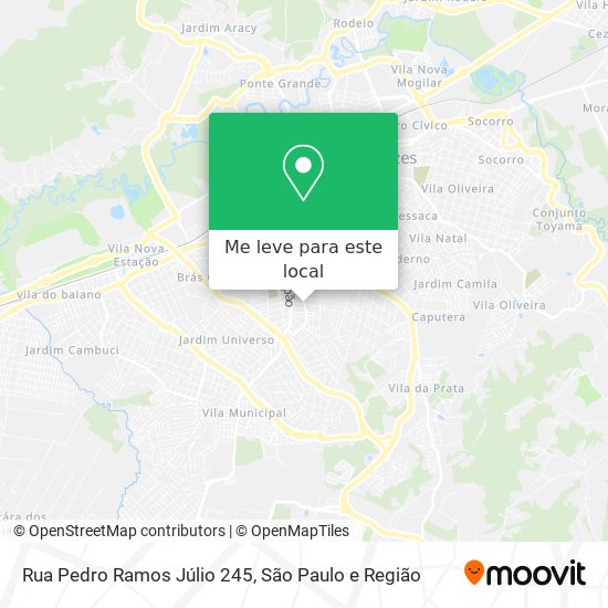 Rua Pedro Ramos Júlio 245 mapa