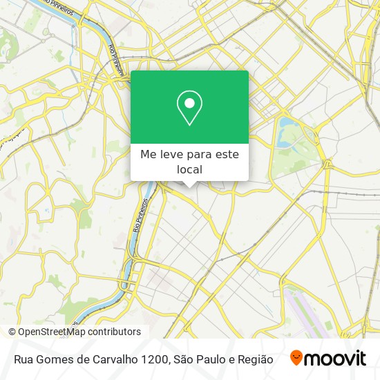 Rua Gomes de Carvalho 1200 mapa