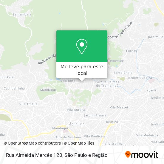 Rua Almeida Mercês 120 mapa