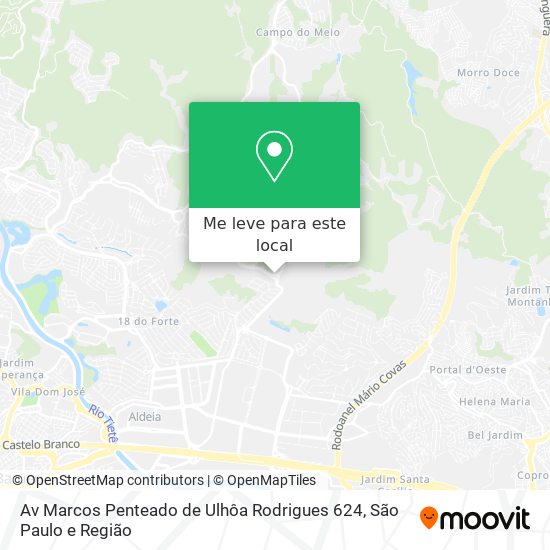 Av  Marcos Penteado de Ulhôa Rodrigues 624 mapa